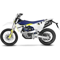 LeoVince SLIP-ON Edelstahl SBK NERO für HUSQVARNA 701 SUPERMOTO / ENDURO / ENDURO LR mit Katalysator
