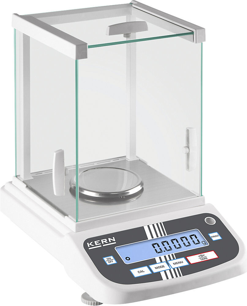 Analysewaage, Wägeplattform-BxT 230 x 310 mm, autom. Justierung, Wägebereich max. 220 g KERN
