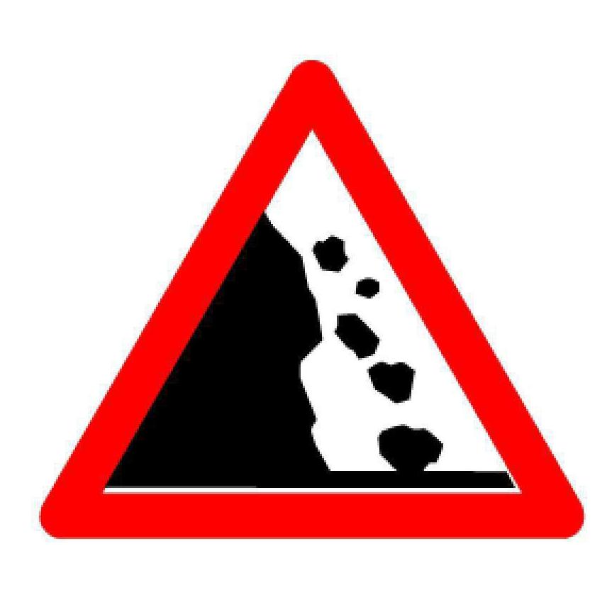 BRW Signaltafel Steinschlag von links 1.13A (16270985)