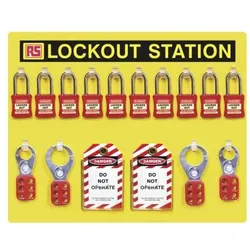 RS PRO, Schlüsseltresor + Schlüsselschrank, Ope nlockout station 10 LOCKS - WGOODS