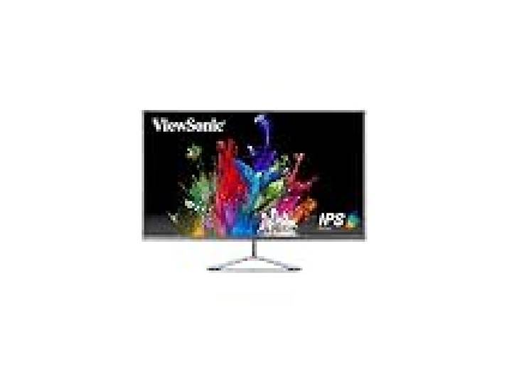 ViewSonic VX3276-2K-MHD-2 Moniteur QHD IPS 32 pouces avec 103 % sRGB, 2 ports HDMI, DisplayPort, Mini DisplayPort, soins oculaires pour le travail et le divertissement à domicile