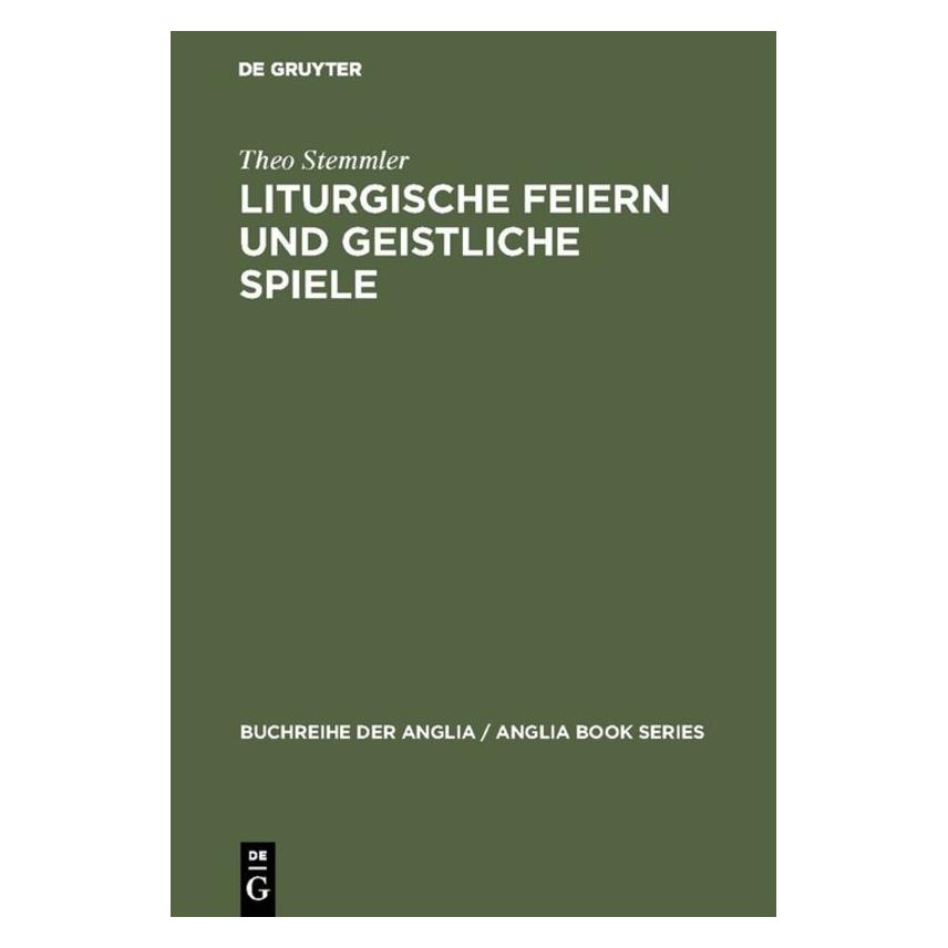 De Gruyter Stemmler:Liturgische Feiern und geistli (67825320)