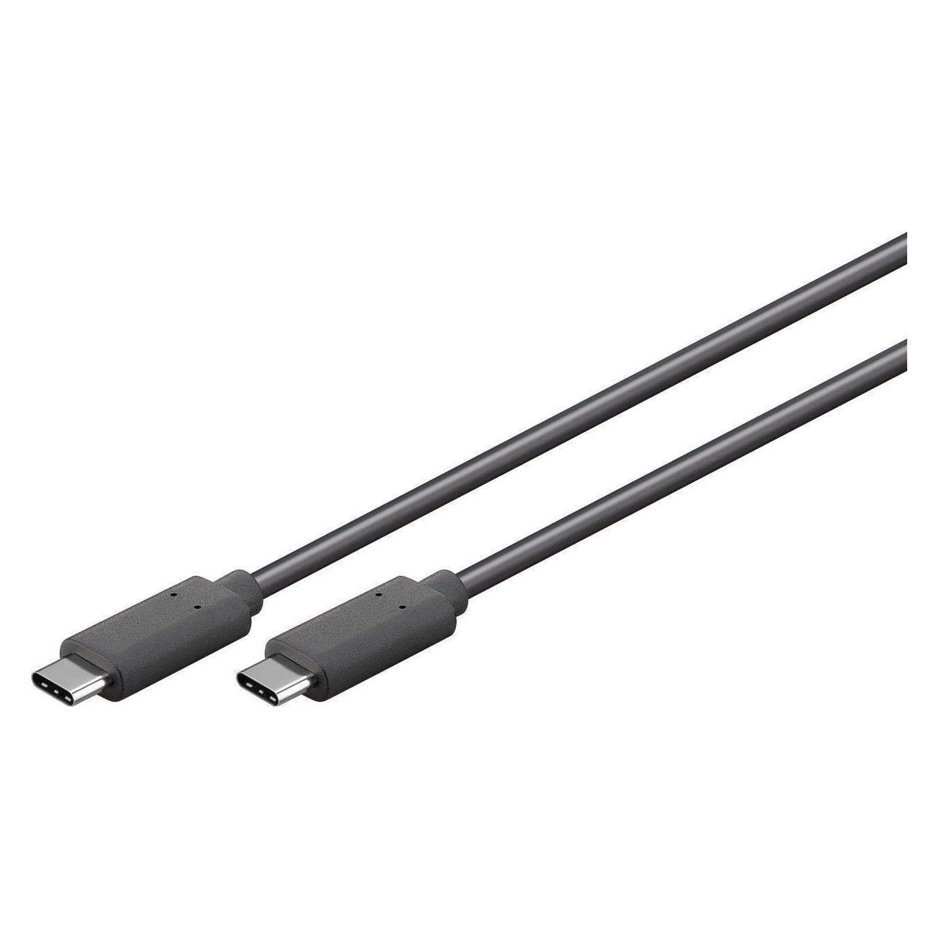 MicroConnect USB3.1CC3 USB Kabel 3 m USB 3.2 Gen 1 (3.1 Gen 1) USB C Schwarz (3 m, USB 3.2 Gen 1, USB 3.2 Gen 2, 12.50 W) (USB3.1CC3)