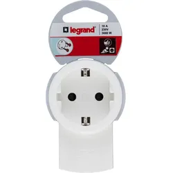 50199 Legrand Kupplung m. Wandhalterung weiss-grau