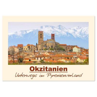 Okzitanien - Unterwegs im Pyrenäenvorland (Tischkalender 2026 DIN A5 quer), CALVENDO Monatskalender