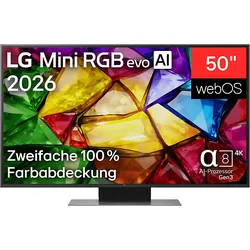 LG 50MRGB86B9A Mini RGB evo TV (Flat, 50 Zoll / 127 cm, UHD 4K, SMART TV)