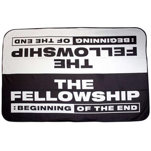 ATEEZ Fellowship Beginning Of The End Dunne Deken, Zwart/Wit