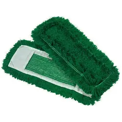 Wischmop aus Baumwolle Mopptex getuftet 50 cm grün Baumwollmop, innen Schlinge außen Franse