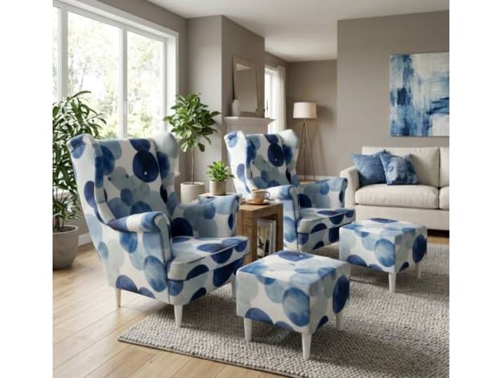 Family Meble Ohrensessel Ari Design mit Hockern – Variante Ari Design Gabo 9