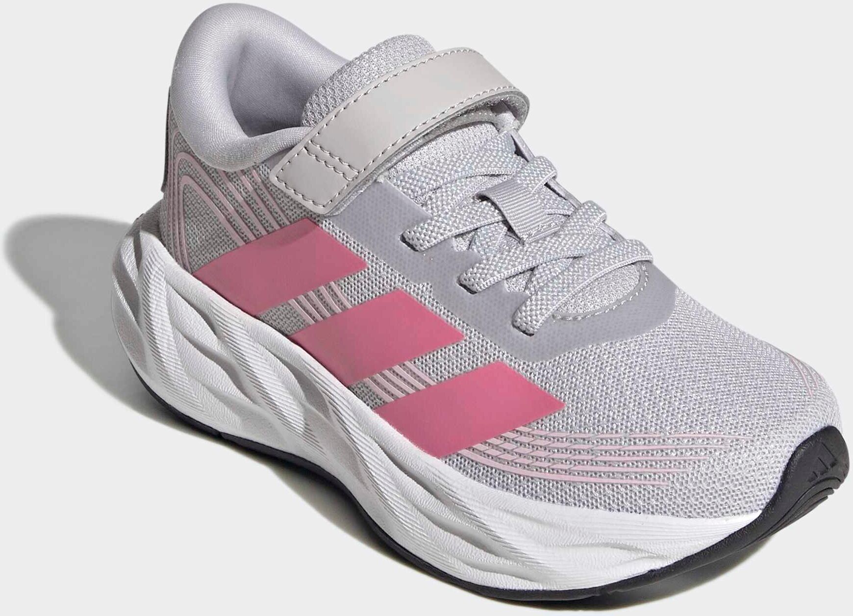 Sneaker ADIDAS SPORTSWEAR "GALAXY 8 EL C", Kinder, Gr. 33, rosa (lgh solid grau, pink fusion, clear pink), Synthetik, Textil, Schuhe Sneaker, pour enfants et adolescents lgh solid grau, pink fusion, clear pink 33