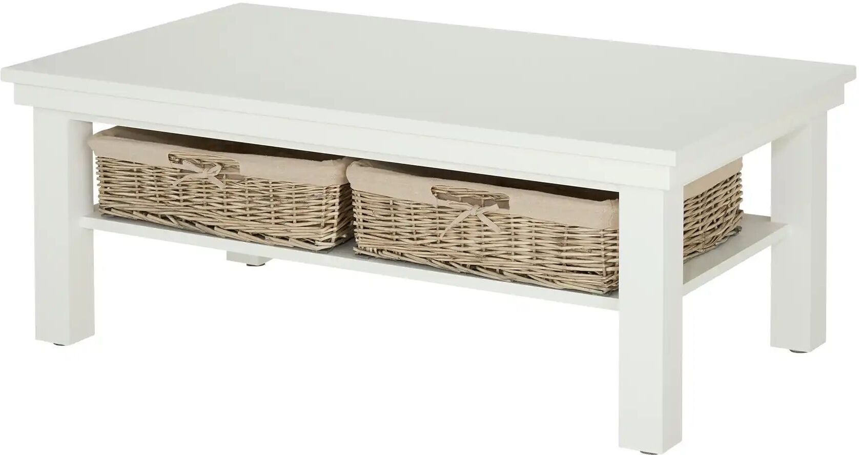 Höffner Couchtisch  Cole ¦ weiß ¦ Maße (cm): B: 70 H: 45