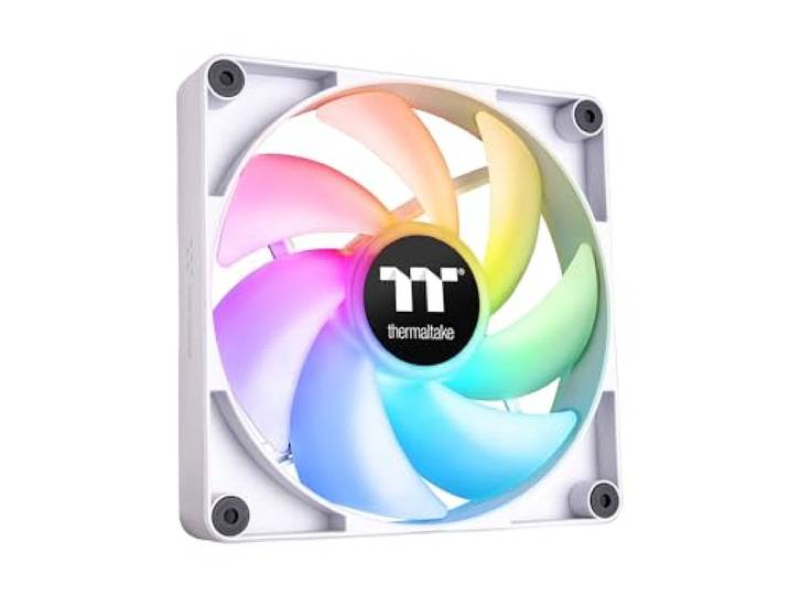 Thermaltake CT120 ARGB Sync PC Cooling Fan White 2 Pack