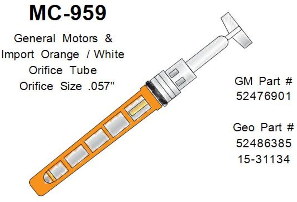 Expansionsventil, Klimaanlage SUNAIR MC-959
