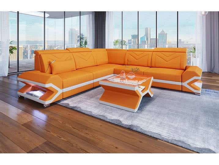 Ecksofa Sorrento L-Form aus Stoff