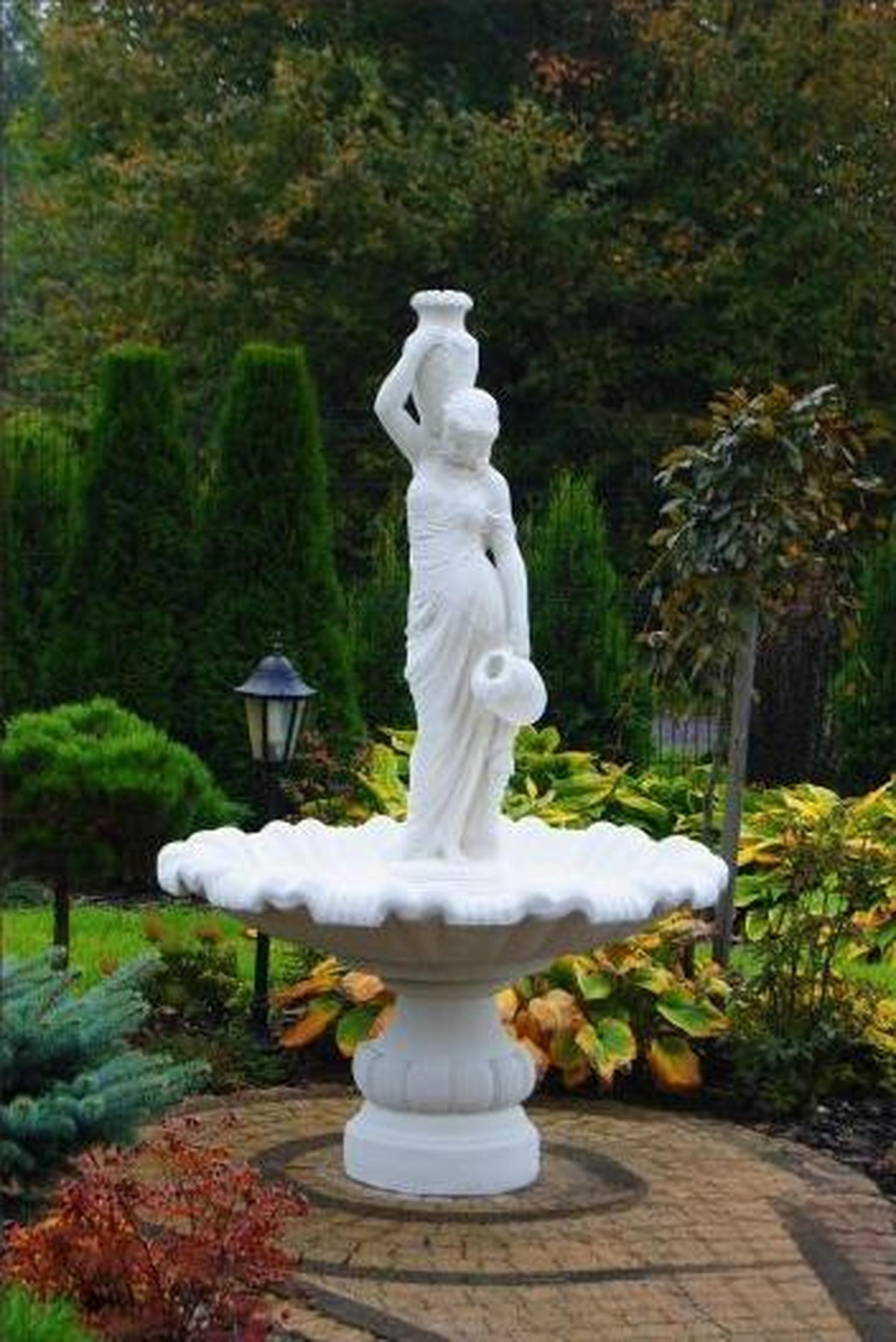 Zierbrunnen Springbrunnen Brunnen Garten Dekoration Fontaine Teich Wasser ALLENA