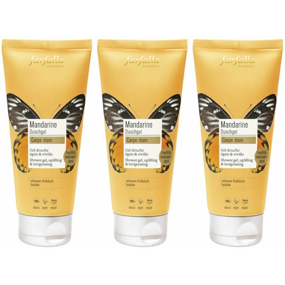 Farfalla Duschgel Mandarine Carpe Diem 200 ml x3 3x200