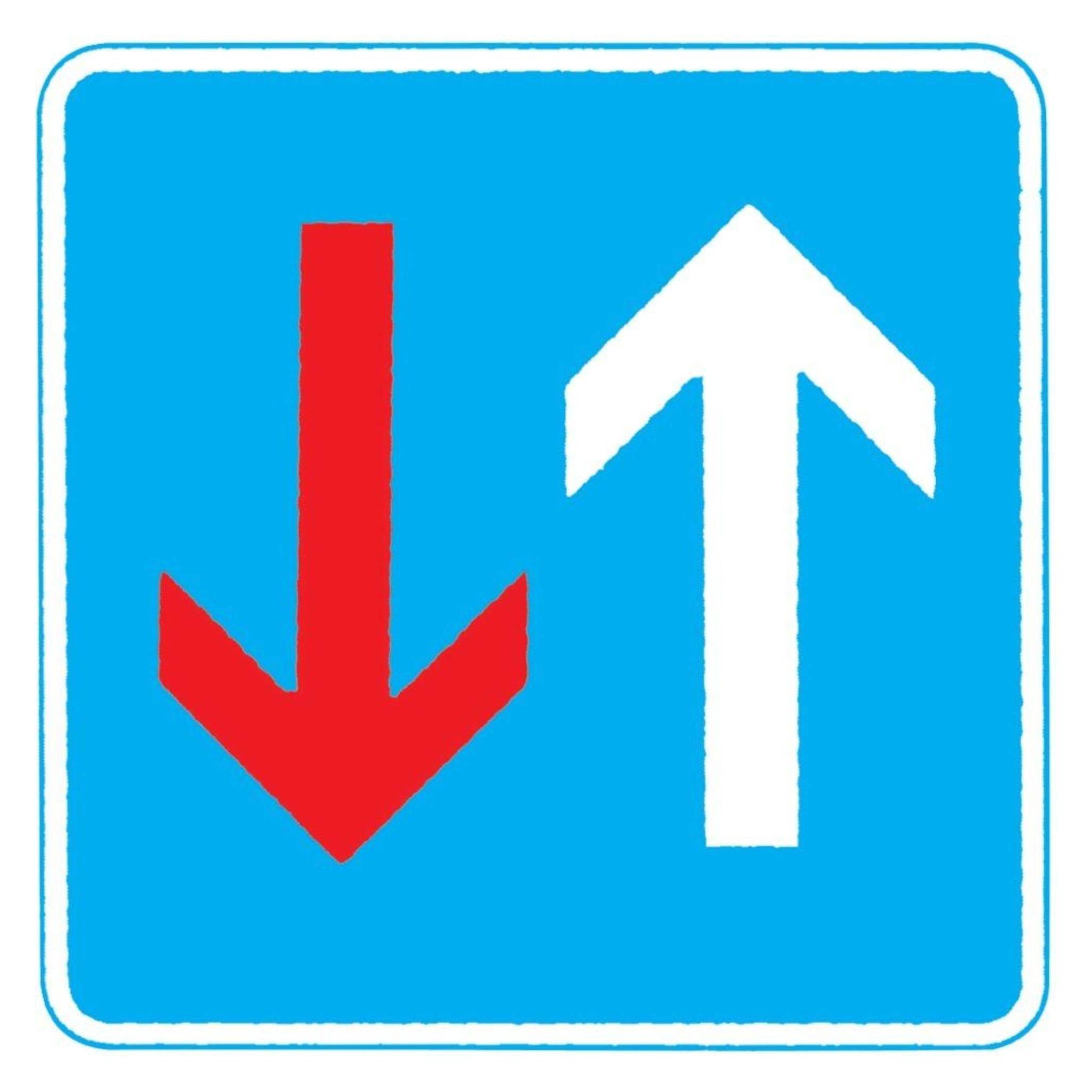 Magni VKZ.306, 600x600mm Vorfahrtstrasse RAL-Gütezeichen Folie RA2 (4251783605784)