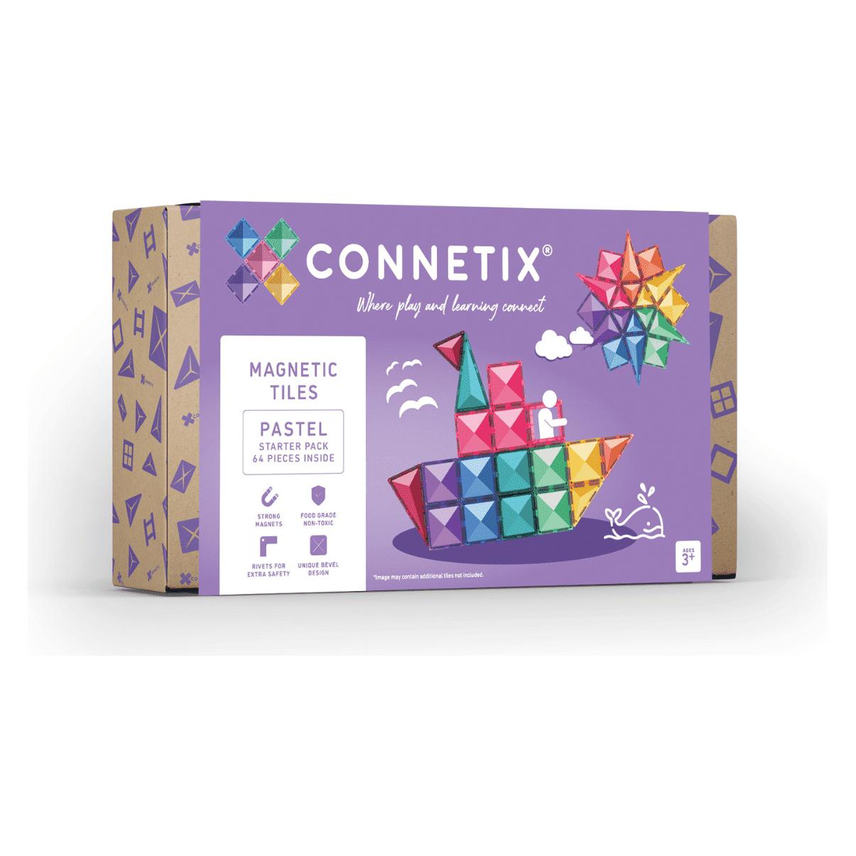 Connetix Starter Pack (PASTEL STARTER PACK 64 PC)