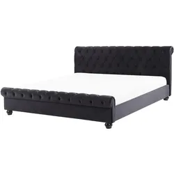 WASSERBETT 160/200cm Schwarz Avallon