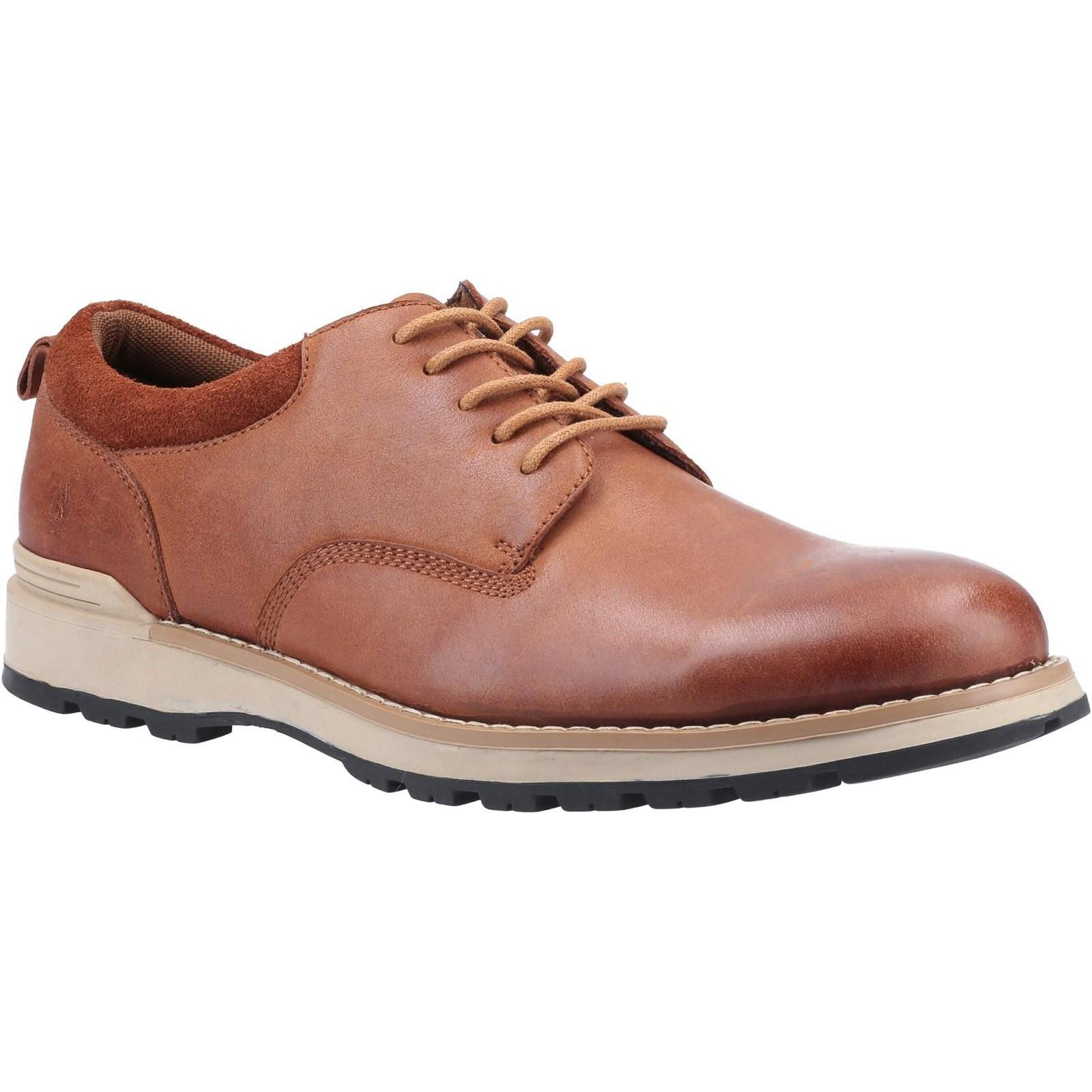 Hush Puppies Dylan leren herenschoenen (Tan)