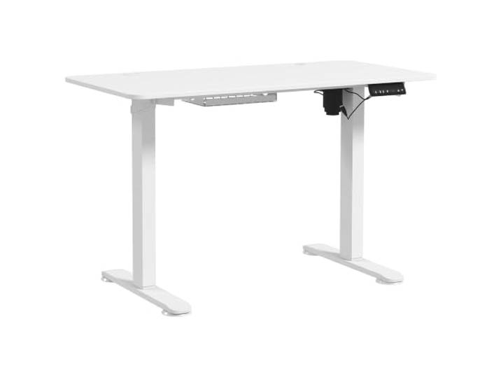 Vinsetto Höhenverstellbarer Schreibtisch Elektrisch 120 x 60 cm, Weiß