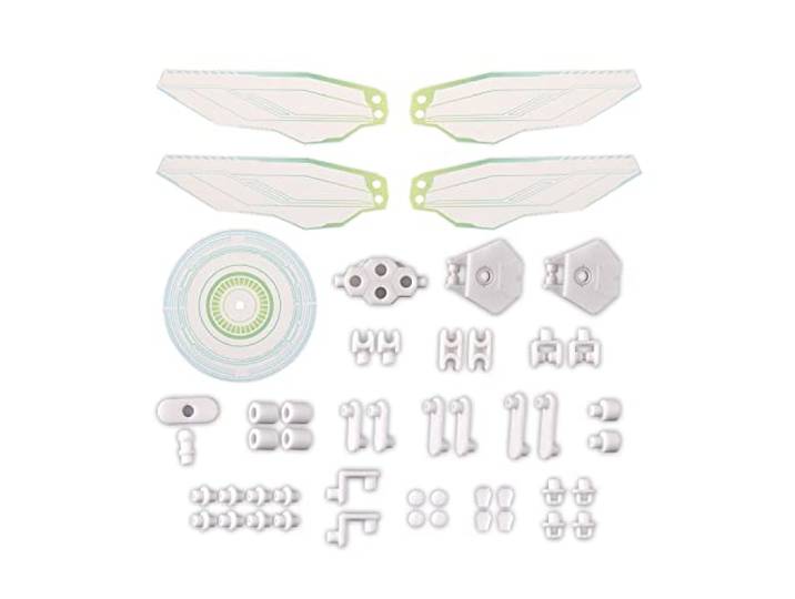 BANDAI SPIRITS Bandai Hobby Materiaal aanpassen (cybereffect/multijoint) modelbouwset Aanpassingseffectenset Eenvoudige montage met kliksluiting, geen lijm nodig
