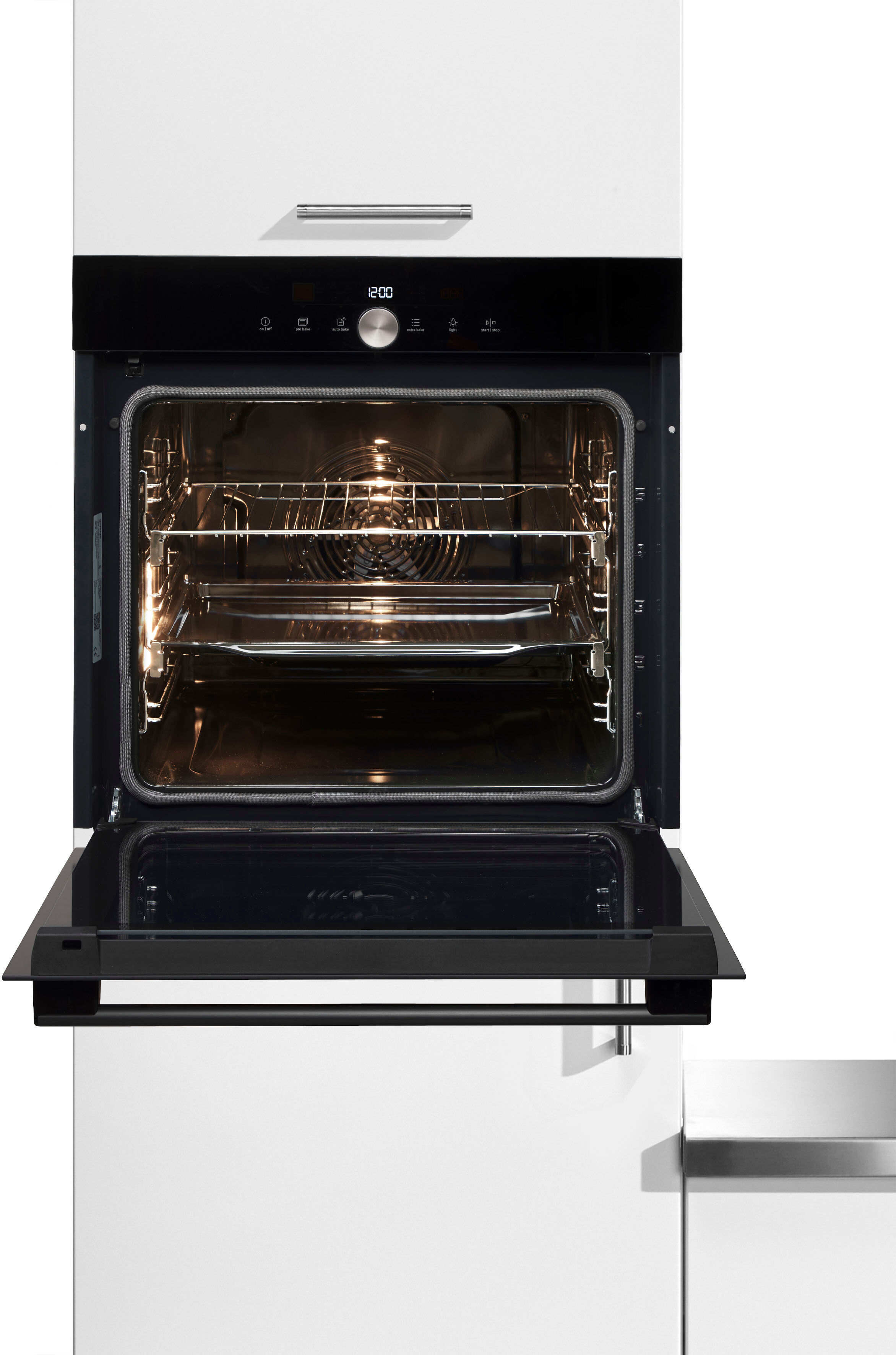 GORENJE Pyrolyse Backofen "BPS 6747 A09DBGOT", Energieeffizienz: A+ (A+++-D), schwarz, B:59,5cm H:59,5cm T:56,4cm, Backöfen, Pyrolyse: Selbstreinigung durch hohe Hitze ohne Chemie