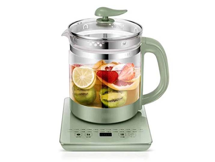 Gesundheits-Teekessel, Multifunktions-Kochen for Tee, Suppe, Blumen-Teekanne(C,1.8 Litres)