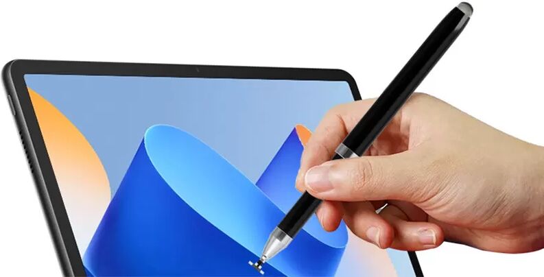 INF Stylet universel 2-en-1 pour écrans tactiles - Noir