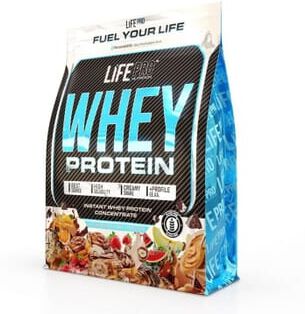 Life Pro Nutrition Whey Protein Bolsa 1 Kg Avelã-Chocolate