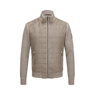 Blouson MILESTONE "MSStanley", Herren, Gr. 54, schlamm, Jacken Blouson, mit Reißverschluss