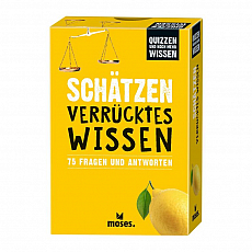 Moses Verlag Quizzen/Wissen - Schätzen Verrücktes Wissen - deutsch 304917