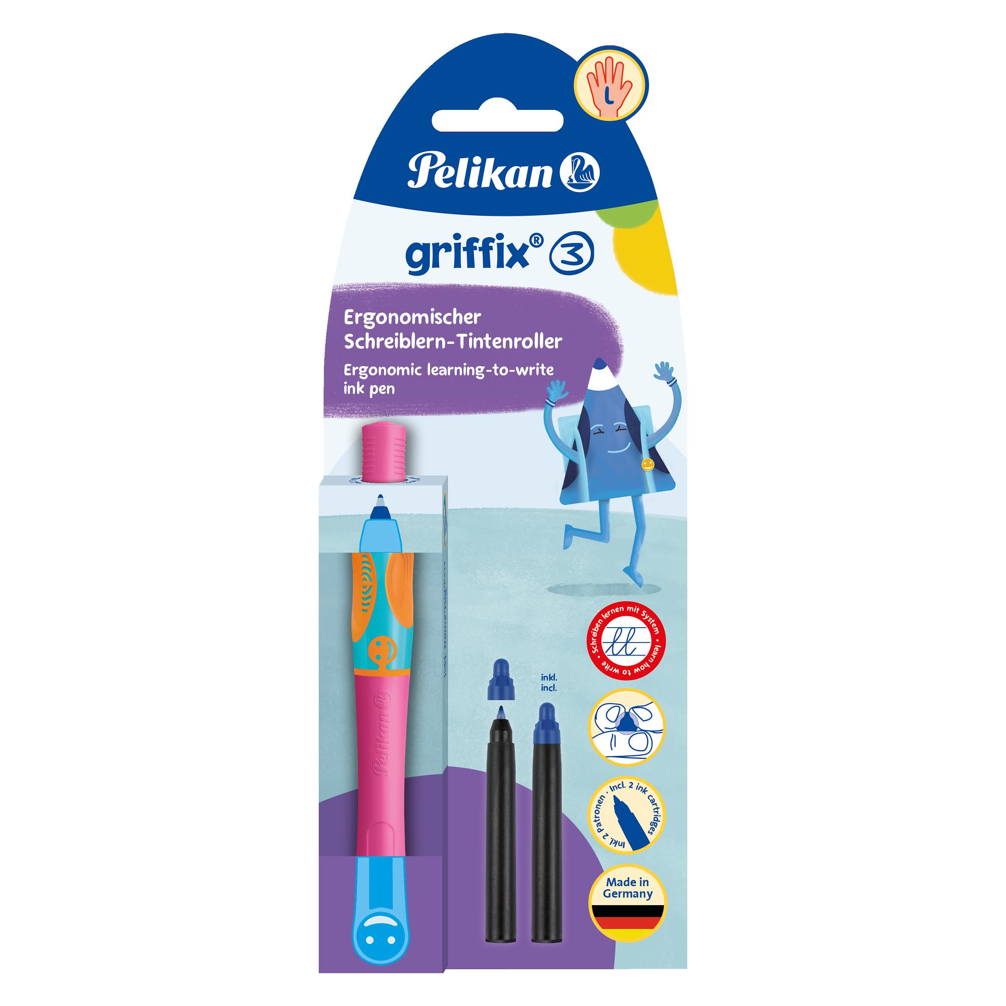 Pelikan Tintenroller Griffix Lovely Pink Blister L (1x) (820493)