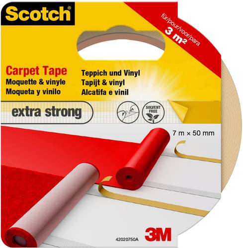 3M 42022050 Teppichklebeband Scotch Weiß (L x B) 20 m x 50 mm 1 St.