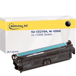 kompatibel für HP 650A CE270A schwarz Kompatibler Toner