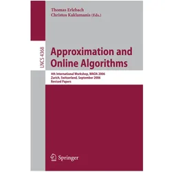 Approximation and Online Algorithms, Fachbücher von Christos Kaklamanis, Thomas Erlebach