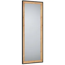 Spiegel Flurspiegel Wandspiegel Holzoptik Dekospiegel Ganzkörperspiegel H 150 cm