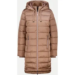 Steppmantel mit Lurex Braun 42