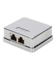 Assmann Digitus Professional Installationskasten Netzwerkoberfläche Oberfläche montierbar RJ-45 X 2 Abdeckung mit zwei Aussparungen (DN-93713)