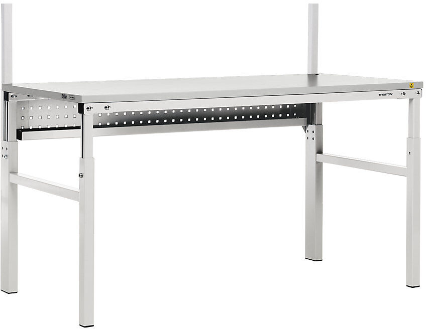Kabelwanne, für Arbeitstisch TPH, mit Tischbreite 1200 mm Treston