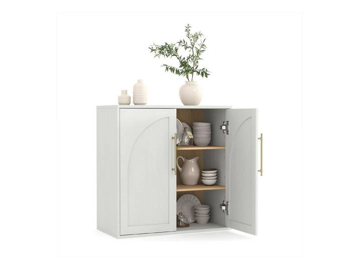 GarveeMore Sideboard Buffet Sideboard Landhausstil mit verstellbaren Regalböden & Stauraum (1 St)