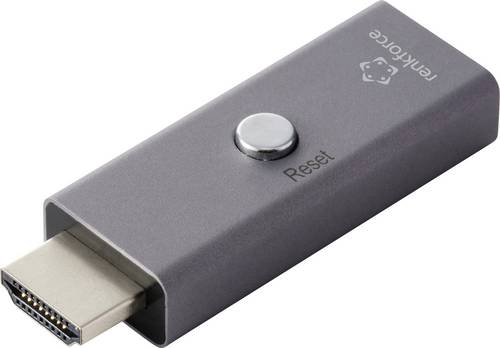 Renkforce RF-6903182 HDMI EDID Emulator [1x HDMI-Stecker - 1x HDMI-Buchse] Aluminium-Grau 8K UHD
