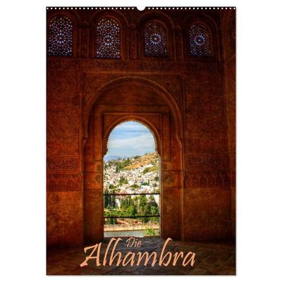Die Alhambra (Wandkalender 2026 DIN A2 hoch), CALVENDO Monatskalender