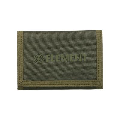 Brieftasche ELEMENT "Brand", Herren, grün (forest night), Obermaterial: 100% Polyester., Kleinlederwaren Brieftasche
