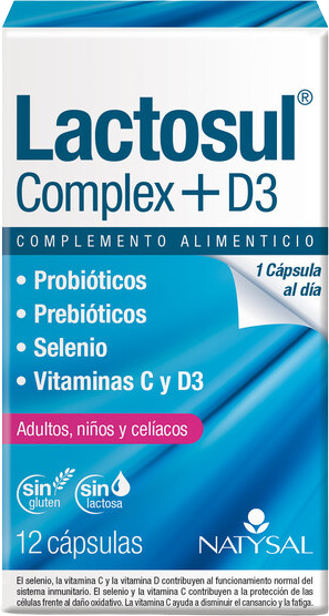 Natysal Lactosul Complex D3 20 Capsules