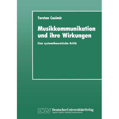 Musikkommunikation und ihre Wirkungen -