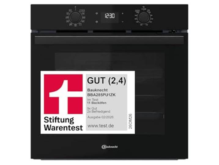 Bauknecht BBA285PU1ZK Einbau-Backofen, 71 l
