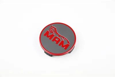 MAM Wheels MAM B3/B3N Deckel (19 Zoll) PP,PFP Logo Red