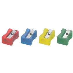 Westcott Metall-Einfachanspitzer farbig sortiert mehrfarbig