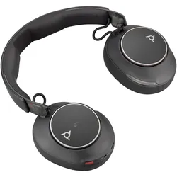 HP Poly Voyager Surround 85 (Kabellos, USB-C, Microsoft Teams), Office Headset, Schwarz